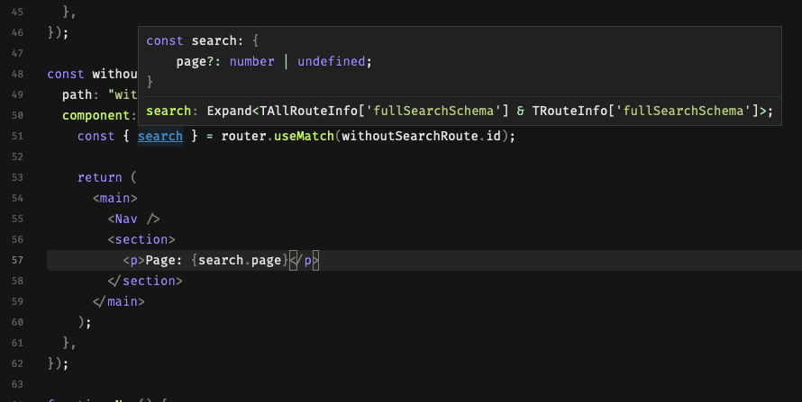 Search params types are "global" · Issue #455 · TanStack/router · GitHub
