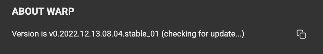 "Checking for update" text doesn't reflect the current status · Issue ...