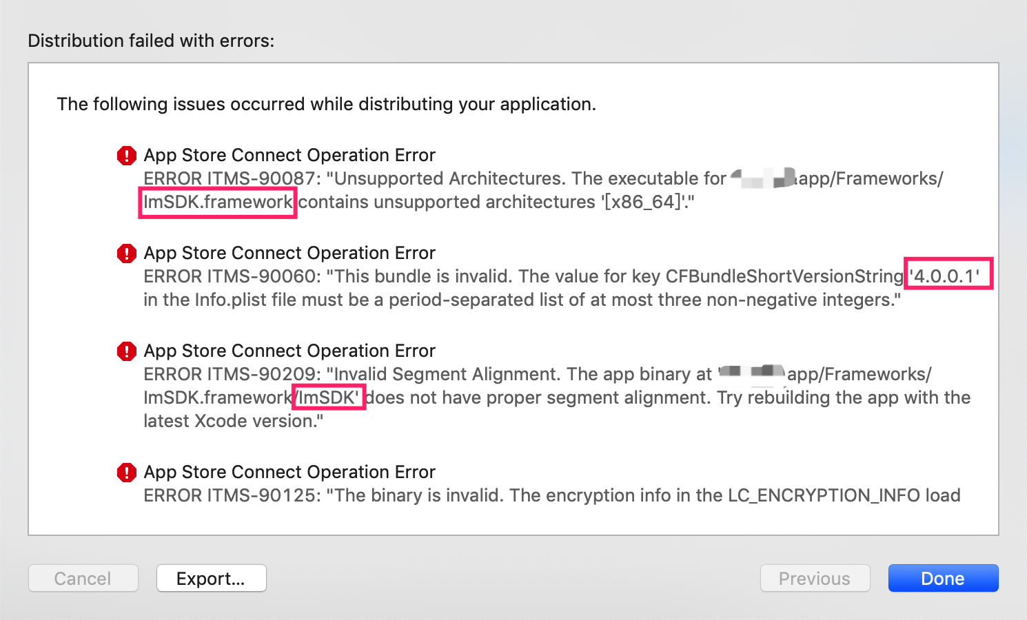 18app Error 版本号4.0.0.1导致上架失败!官方要求三位不为负数,你们能不能长点心!!! · Issue #9 · TencentCloud ...