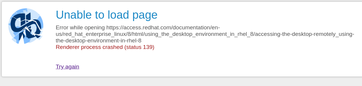 RedHat help pages Crash · Issue #6654 · qutebrowser/qutebrowser · GitHub