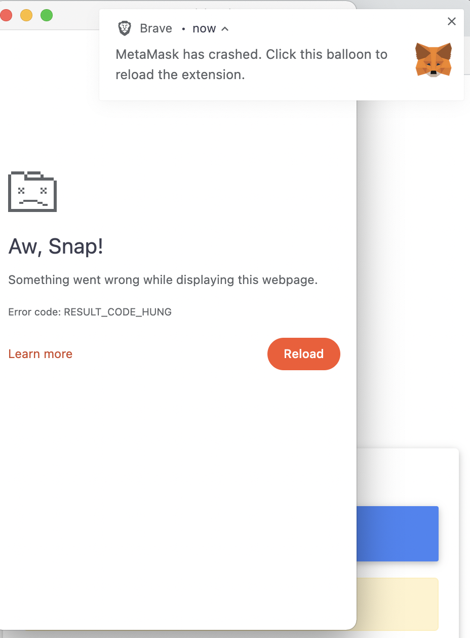 [Bug]: No message length verification leads to metamask extension crash ...