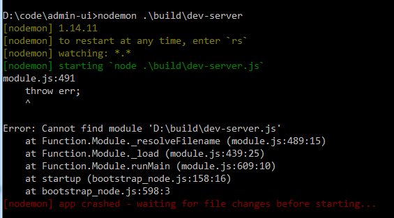 can't resolve correct relative path as node at windows 7 command line ...
