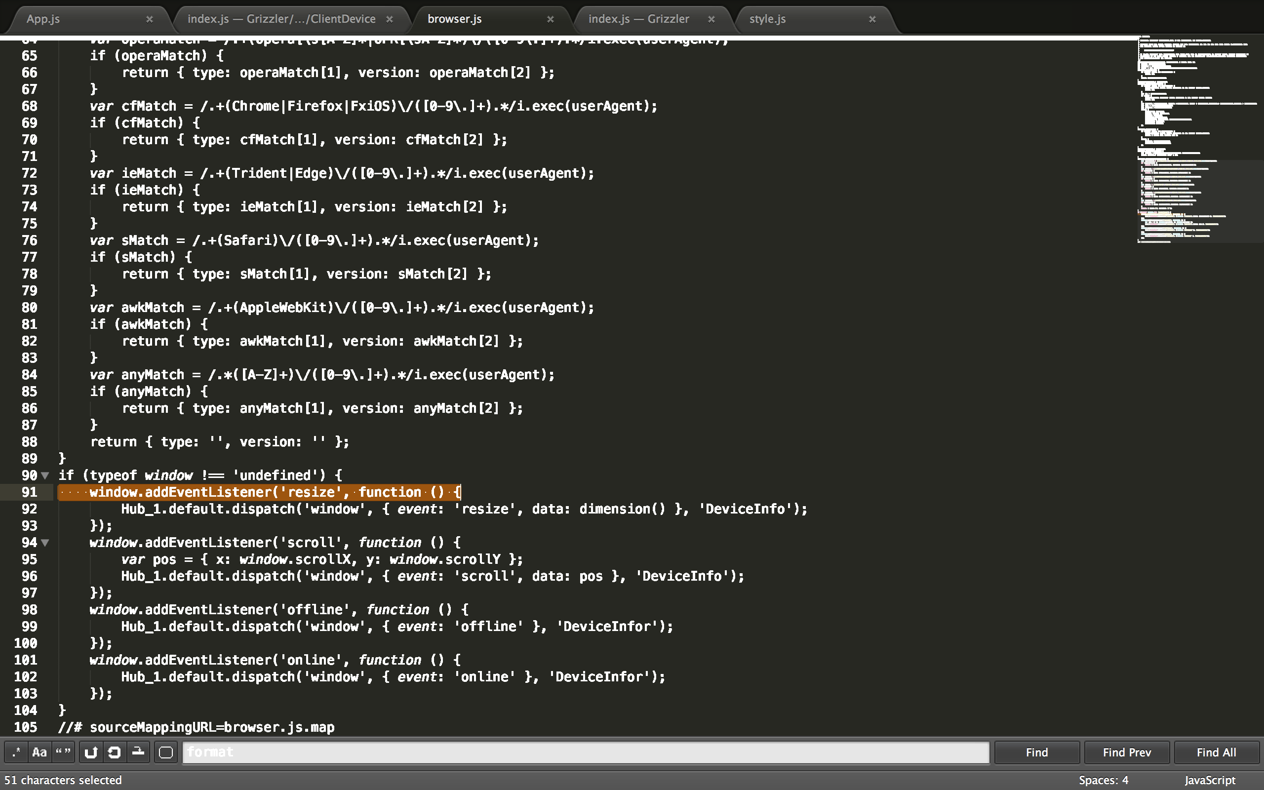 undefined is not a function (nearwindow.addEventListener