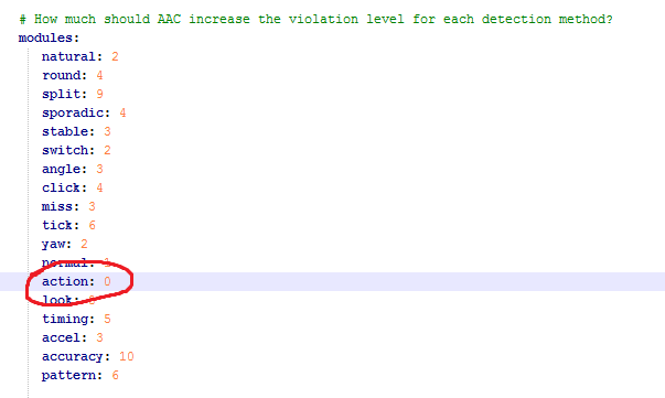 AAC Killaura action VL ignoring AAC.bypass perm · Issue #1576 ...