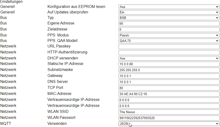 [BUG] parsing of webif config creates wrong character · Issue #381 ...