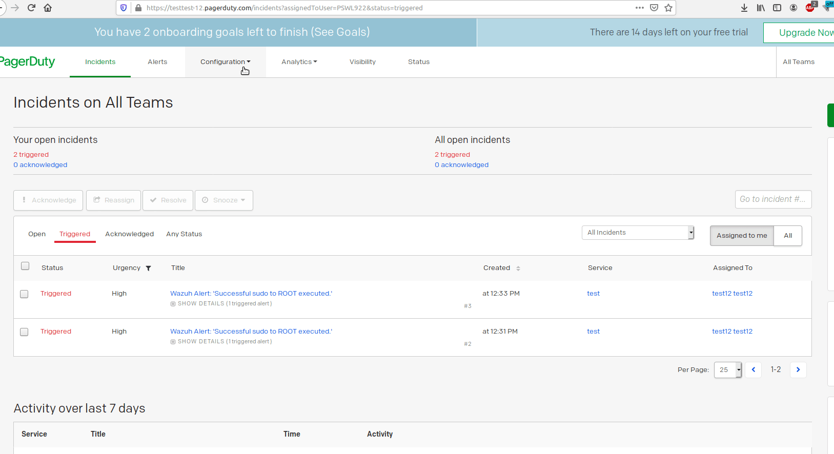 PagerDuty and Slack integrations don't work at the same time · Issue