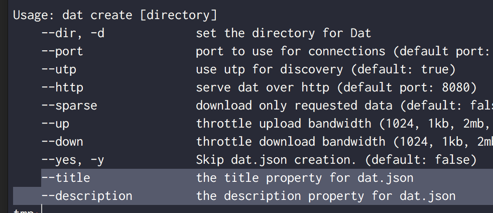 Clarify dat create title, description, & yes by tcrowe · Pull Request ...