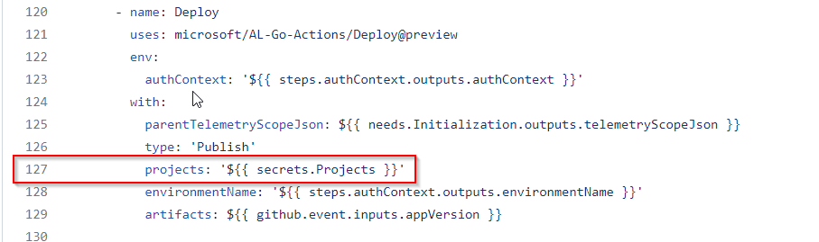 Issue with "Publish To Environment" for mult-project repository · Issue ...