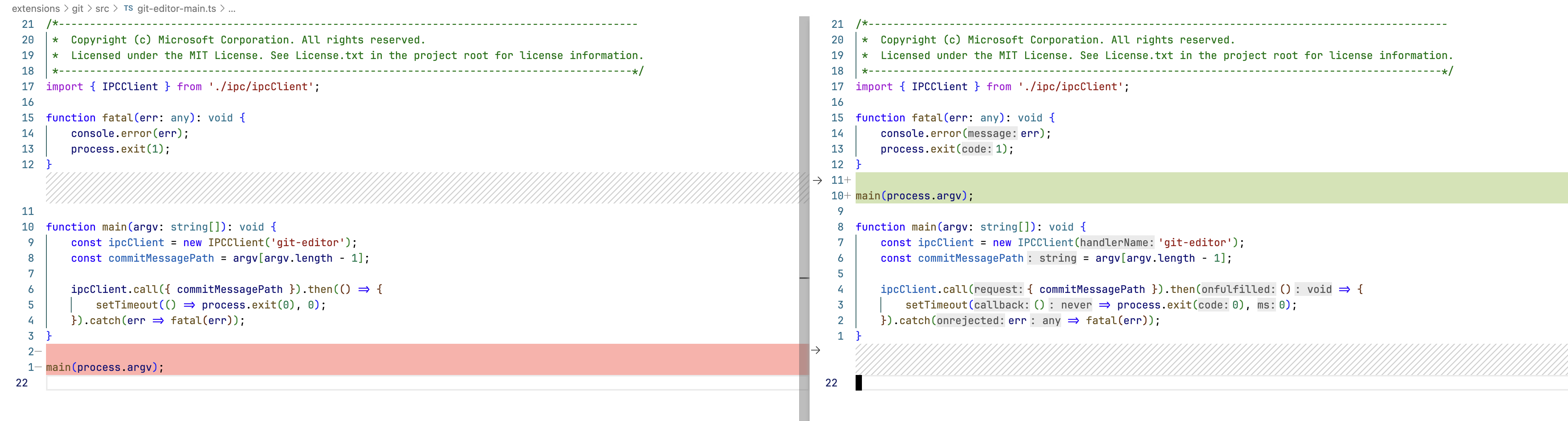 Diff editor: code move isn't detected · Issue #188785 · microsoft ...