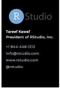 A business card