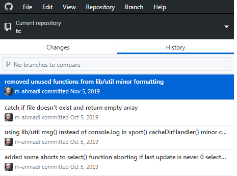 Show commit title and description separately in history tab. · Issue ...