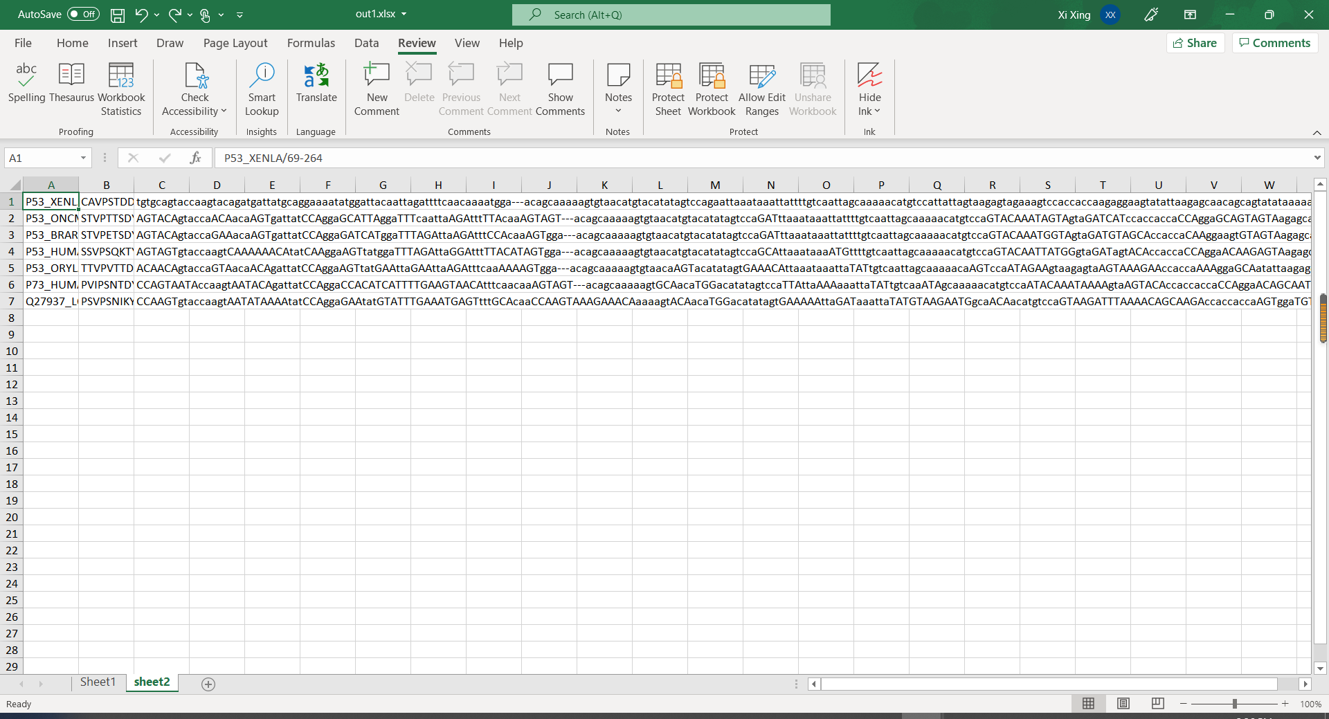 GitHub xxing9703/sequencealignmenttool performs multisequence