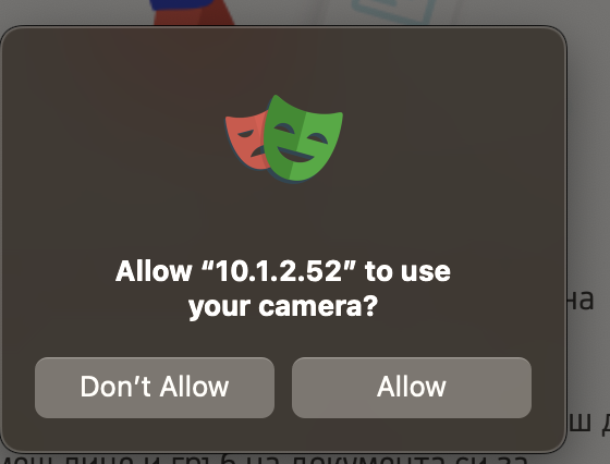 [BUG] Error when granting 'camera' permission for Chromium under MacOS ...