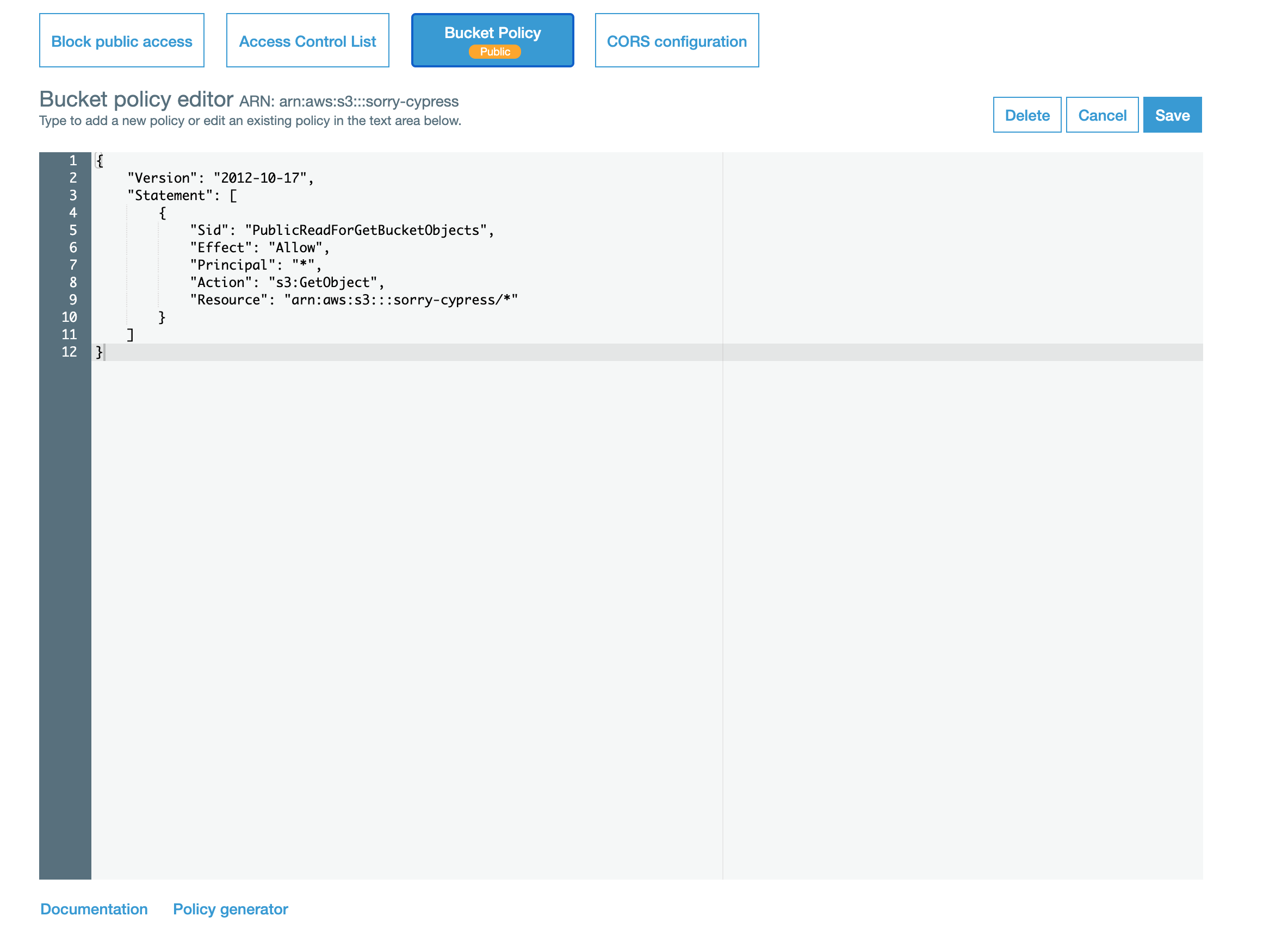 S3 403 Forbidden · Issue 85 · sorrycypress/sorrycypress · GitHub