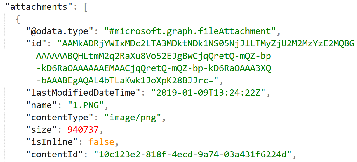 IsInline property is always false for attachments in EventMessages ...