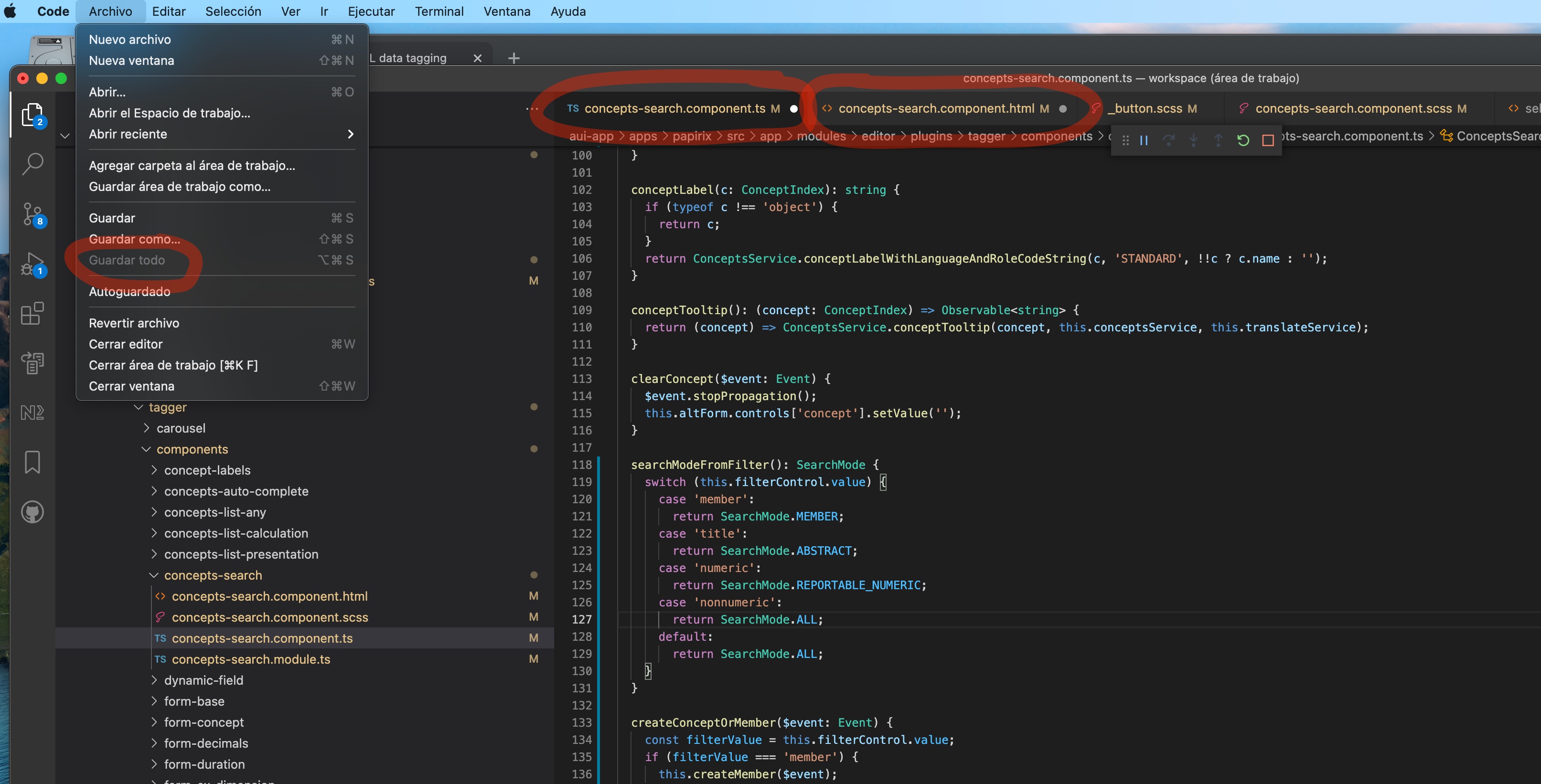 Save-All greyed-out · Issue #126353 · microsoft/vscode · GitHub