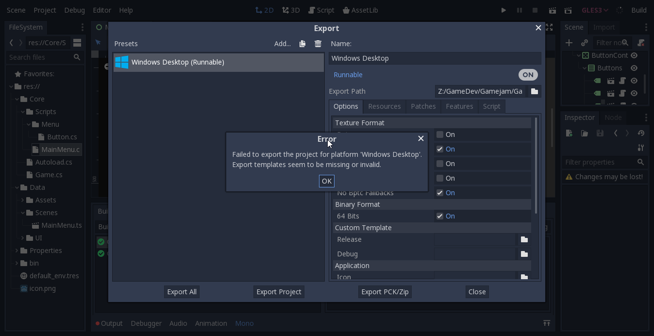 Invalid path to rcedit will break windows exports and give a misleading ...