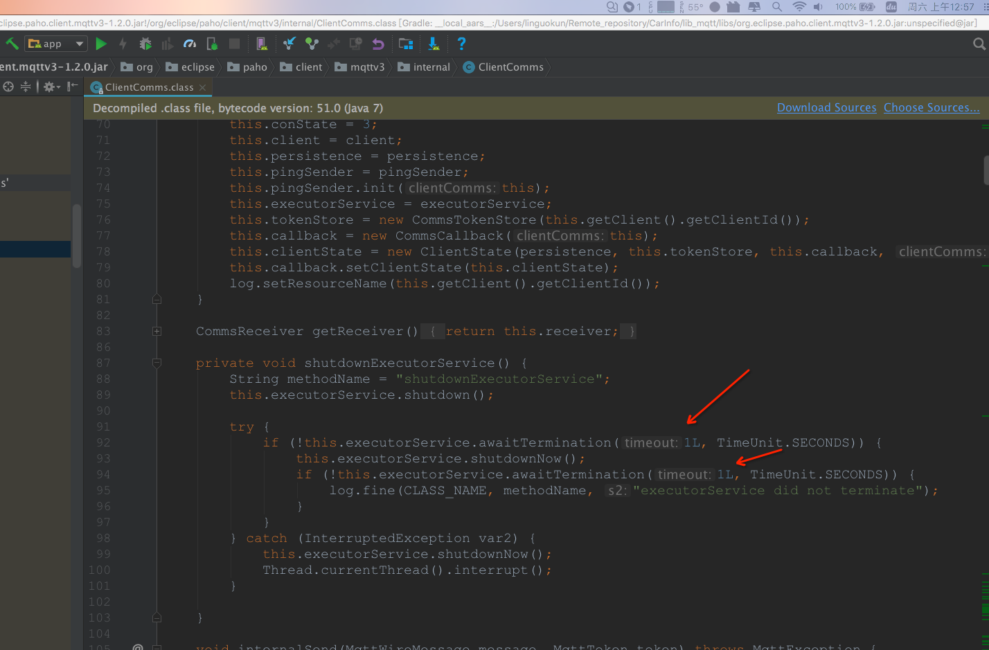 I wonder why I use "jar xvf" to the jar and use "jar cf" to