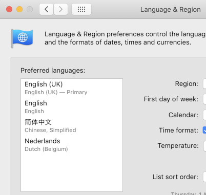 VNC Viewer launches in unexpected language on Mac OS · Issue #1427