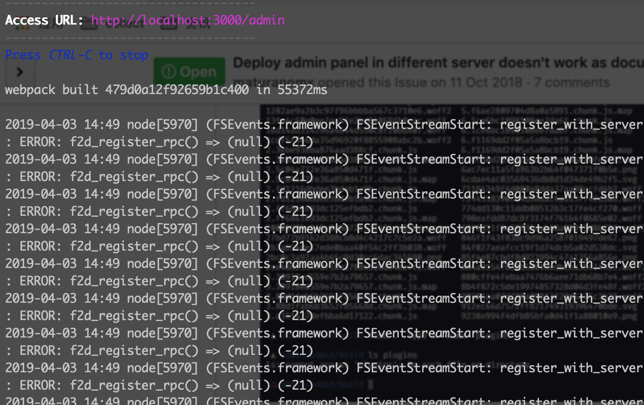 development admin run error · Issue #3034 · strapi/strapi · GitHub