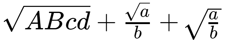 prelim sqrt