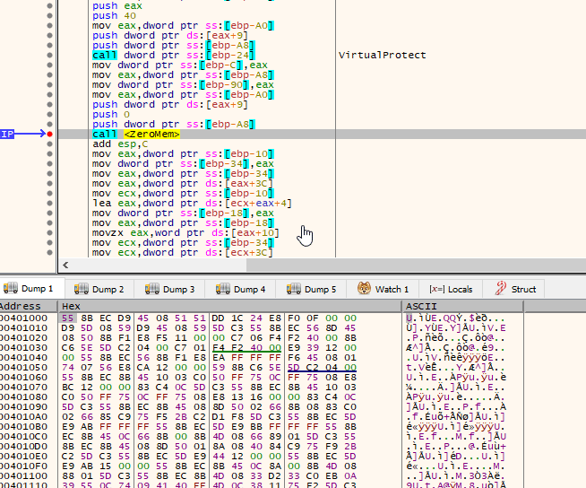 Memory Protection Changes