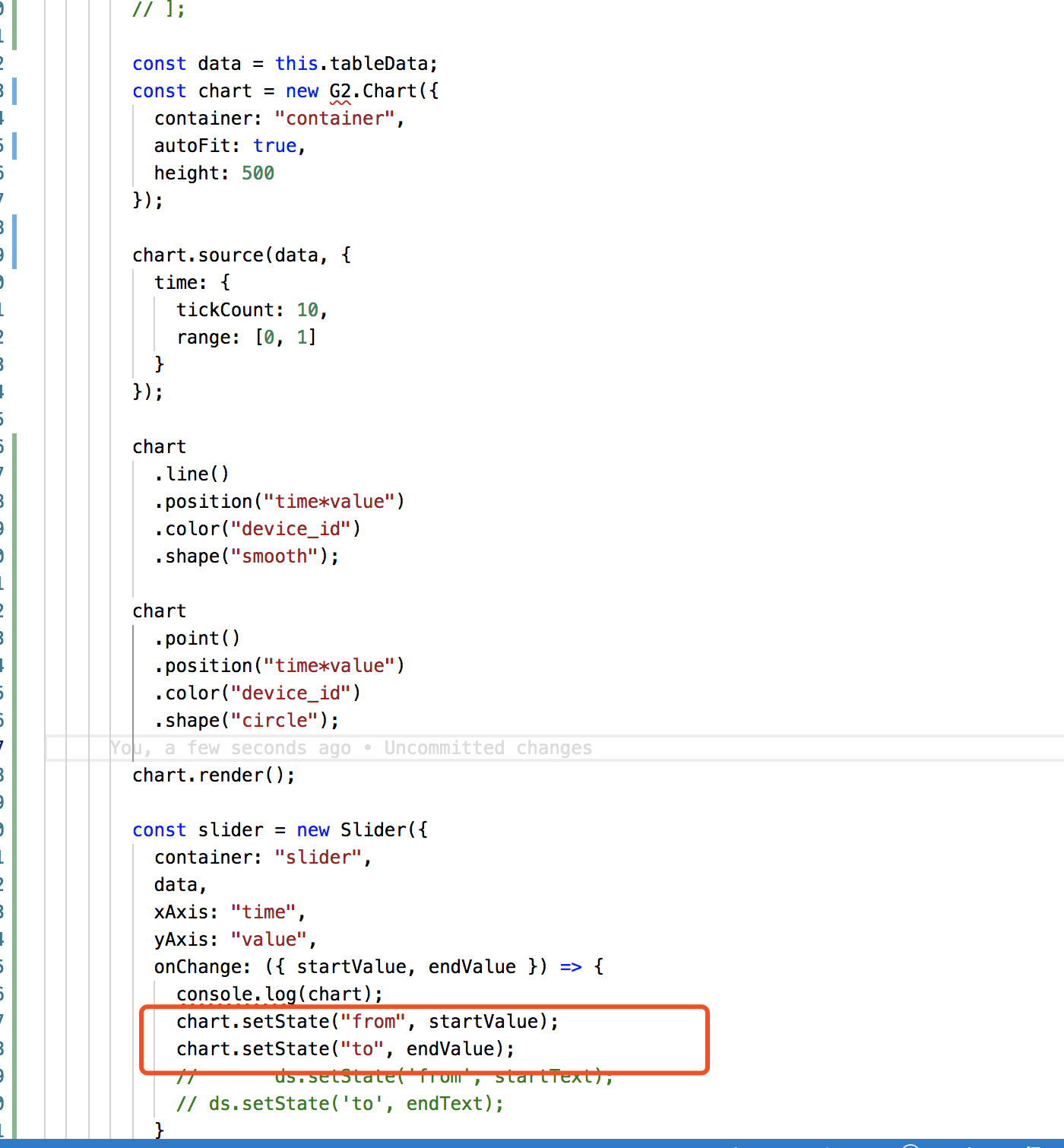 引用单独插件slider后,ds.setState('from', startText) 提示setState方法不存在 · Issue ...