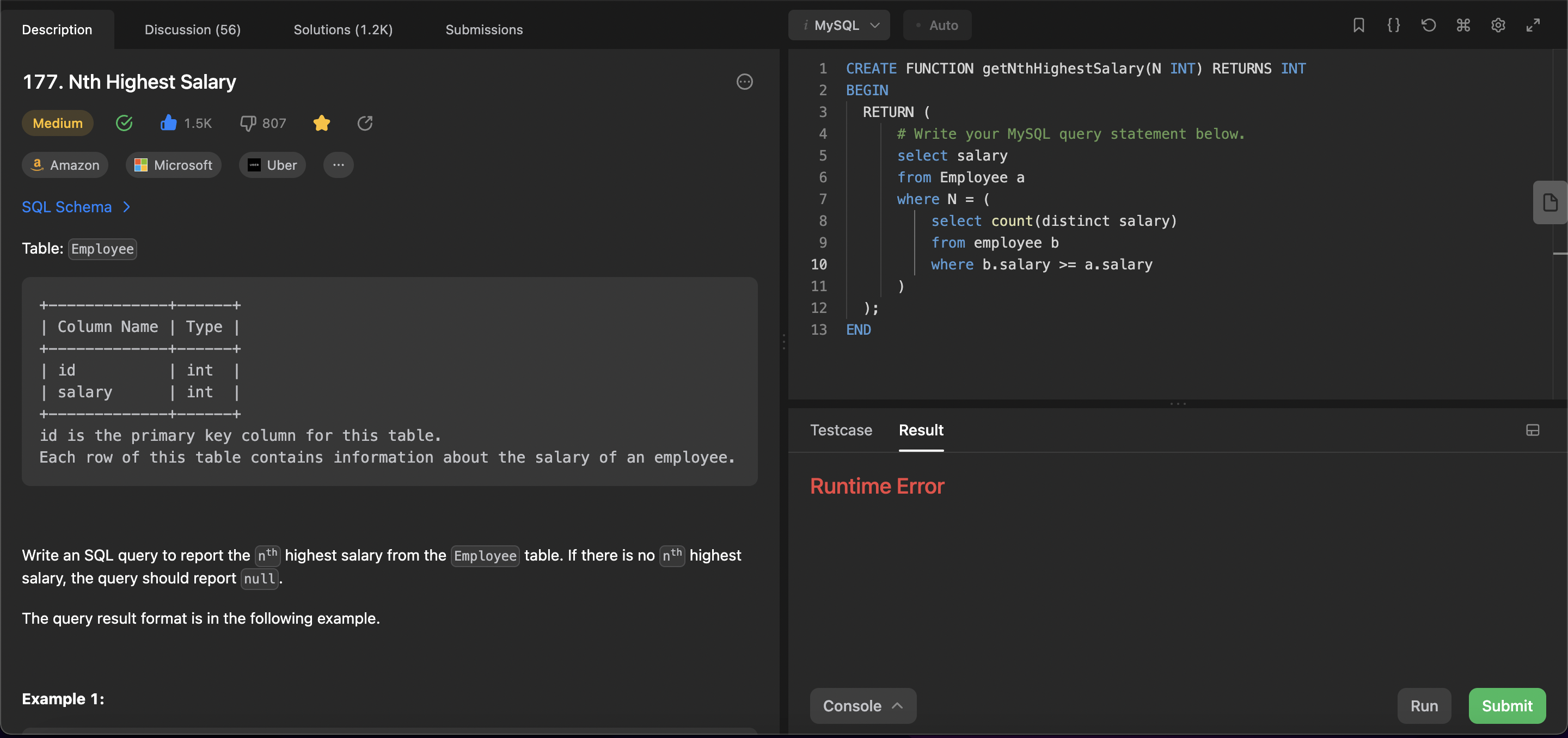 177-nth-highest-salary-error-in-new-ui-issue-10438-leetcode-feedback-leetcode-feedback-github