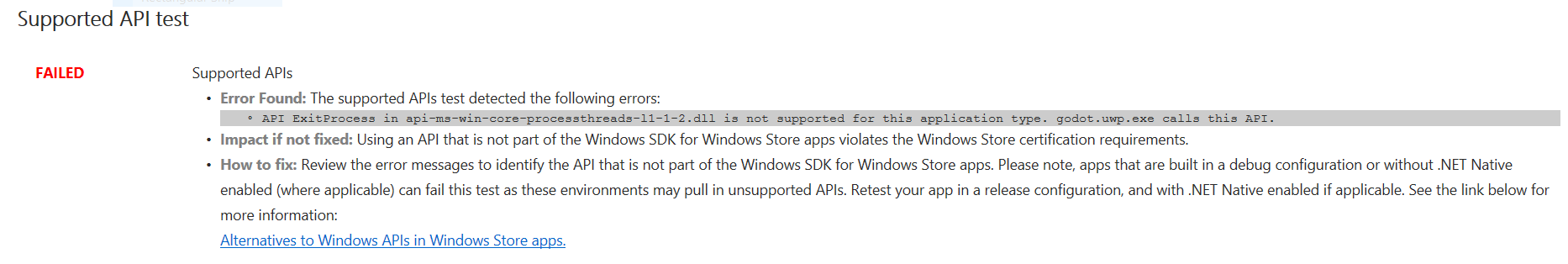 UWP fails Windows Store App Certification · Issue #9213 · godotengine ...