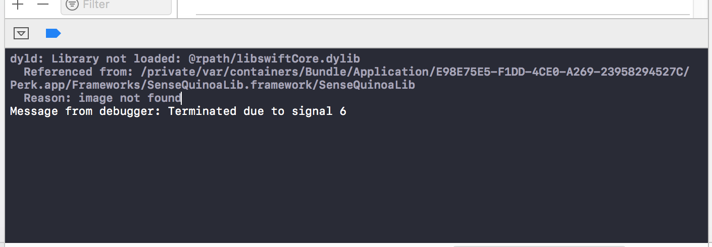 dyld: Library not loaded:XXXXXXXXXX Reason: image not found · Issue ...