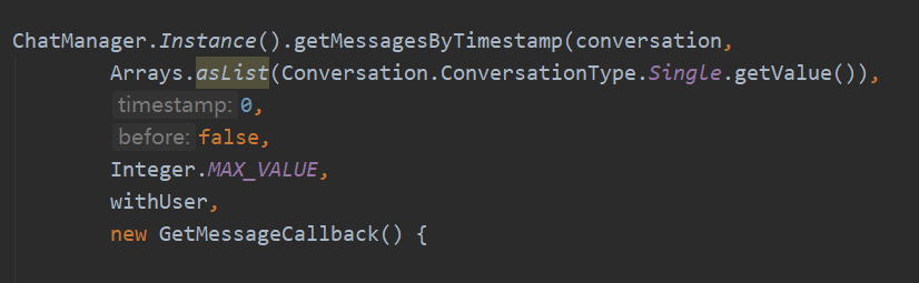 通过时间戳获取消息的方法 · Issue #511 · wildfirechat/android-chat · GitHub