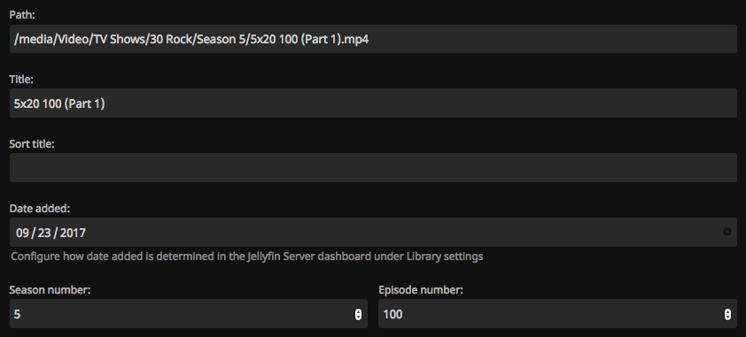 3 or more digits in episode title is used as epsiode number · Issue ...