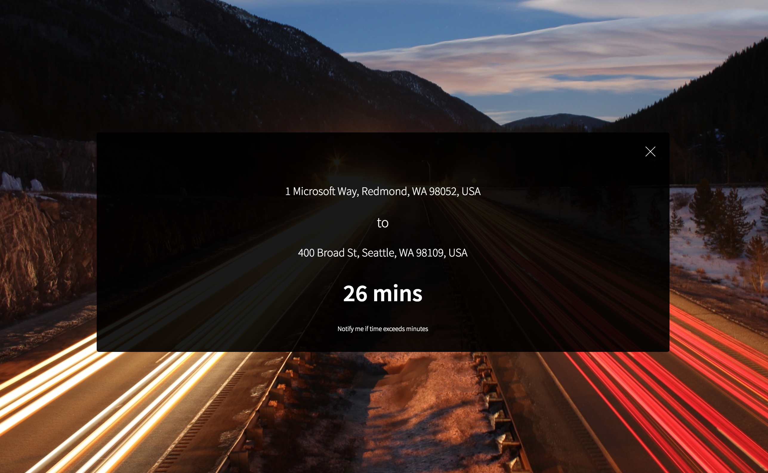 Commute Travel Times