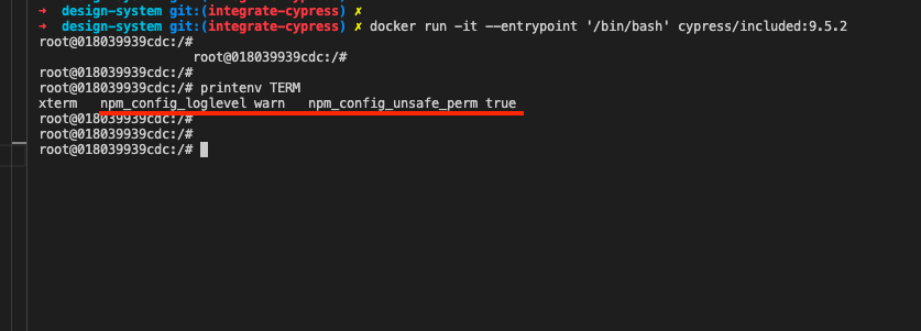 wrong TERM env variable value · Issue #618 · cypress-io/cypress-docker ...