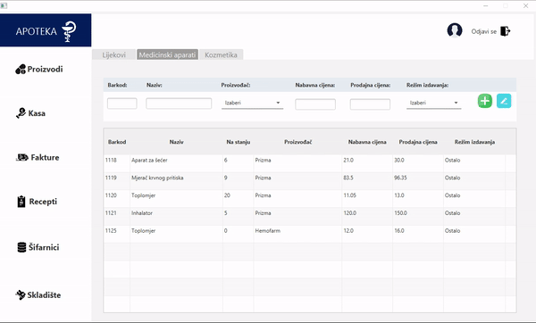 GitHub - AleksandraKosticc/PharmacyDatabase: Student project from the ...