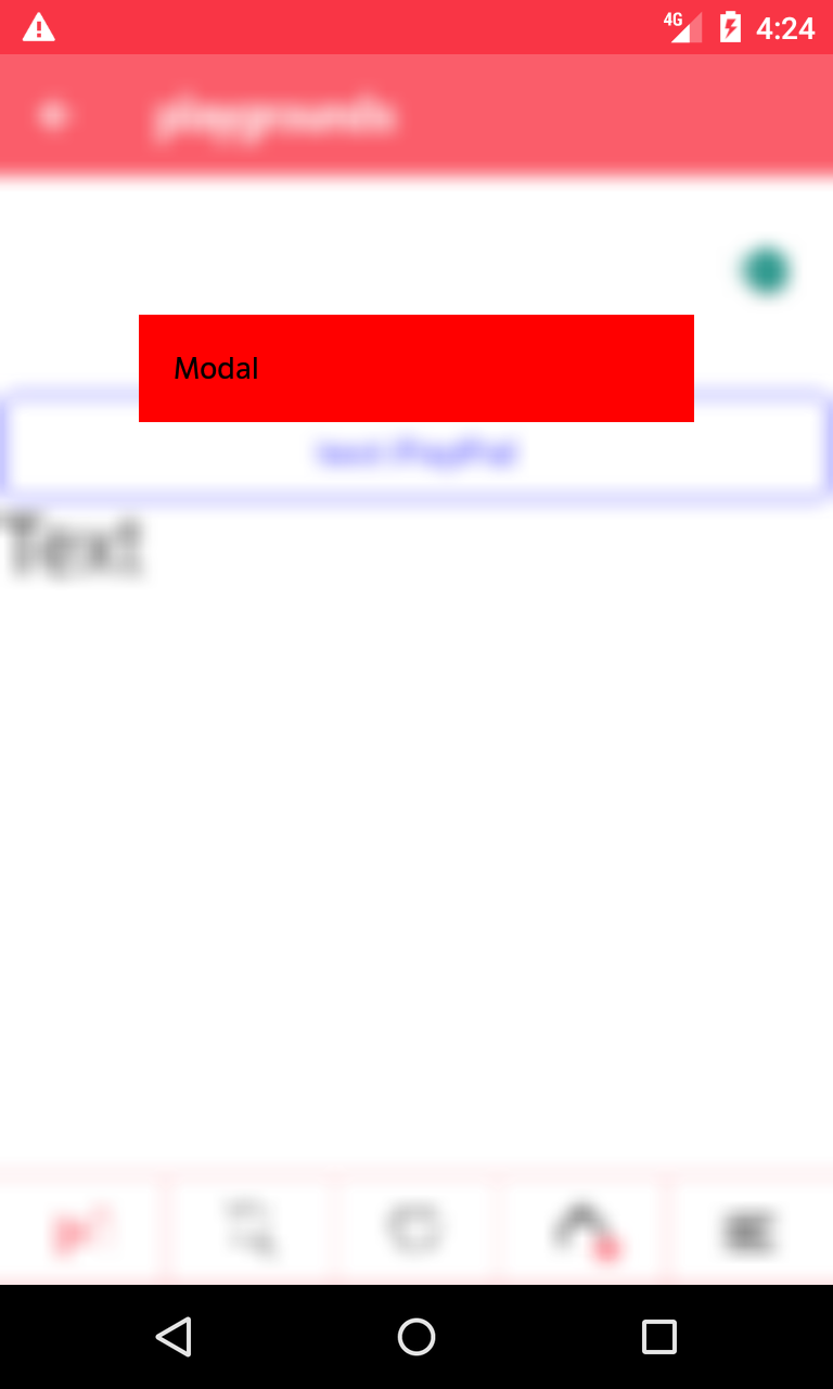 Render artifacts when rendered under a full screen blur view · Issue ...
