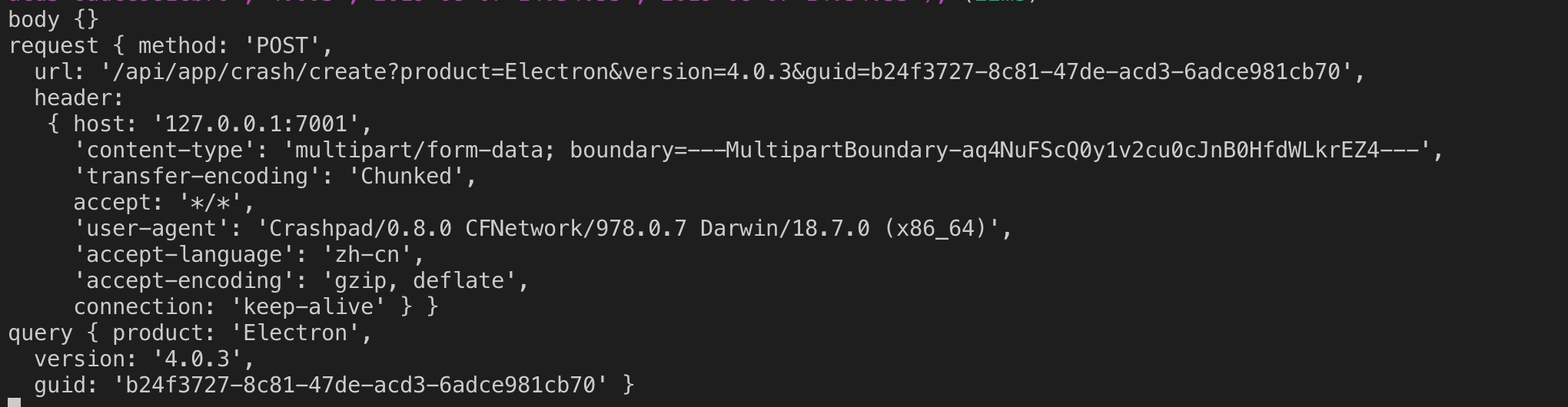 using crashReporter api can't get all params · Issue #19662 · electron ...