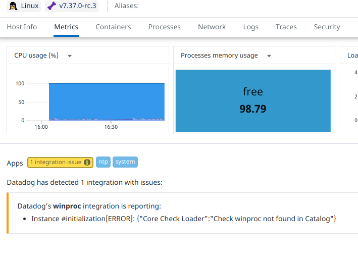 apm and process_agent not found in Catalog · Issue 12172 · DataDog