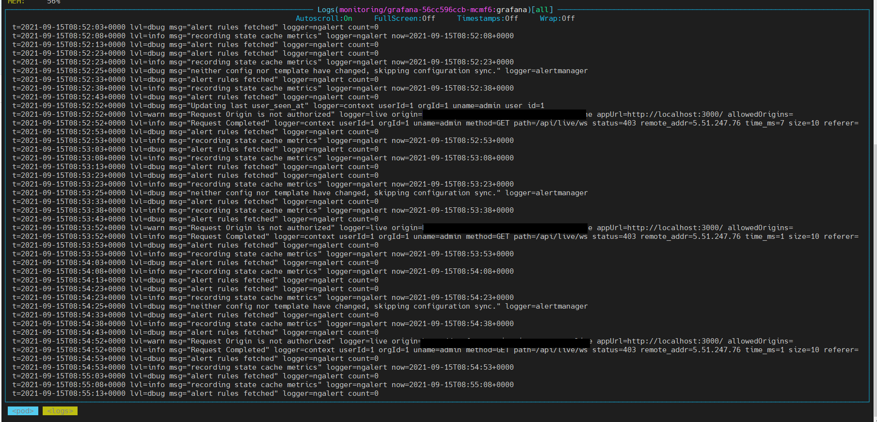 Allow grafana to receive alerts from other sources · grafana grafana