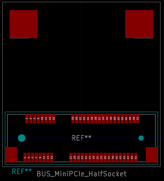 Connector PCB Edge create Mini PCIe sockets by myfreescalewebpage