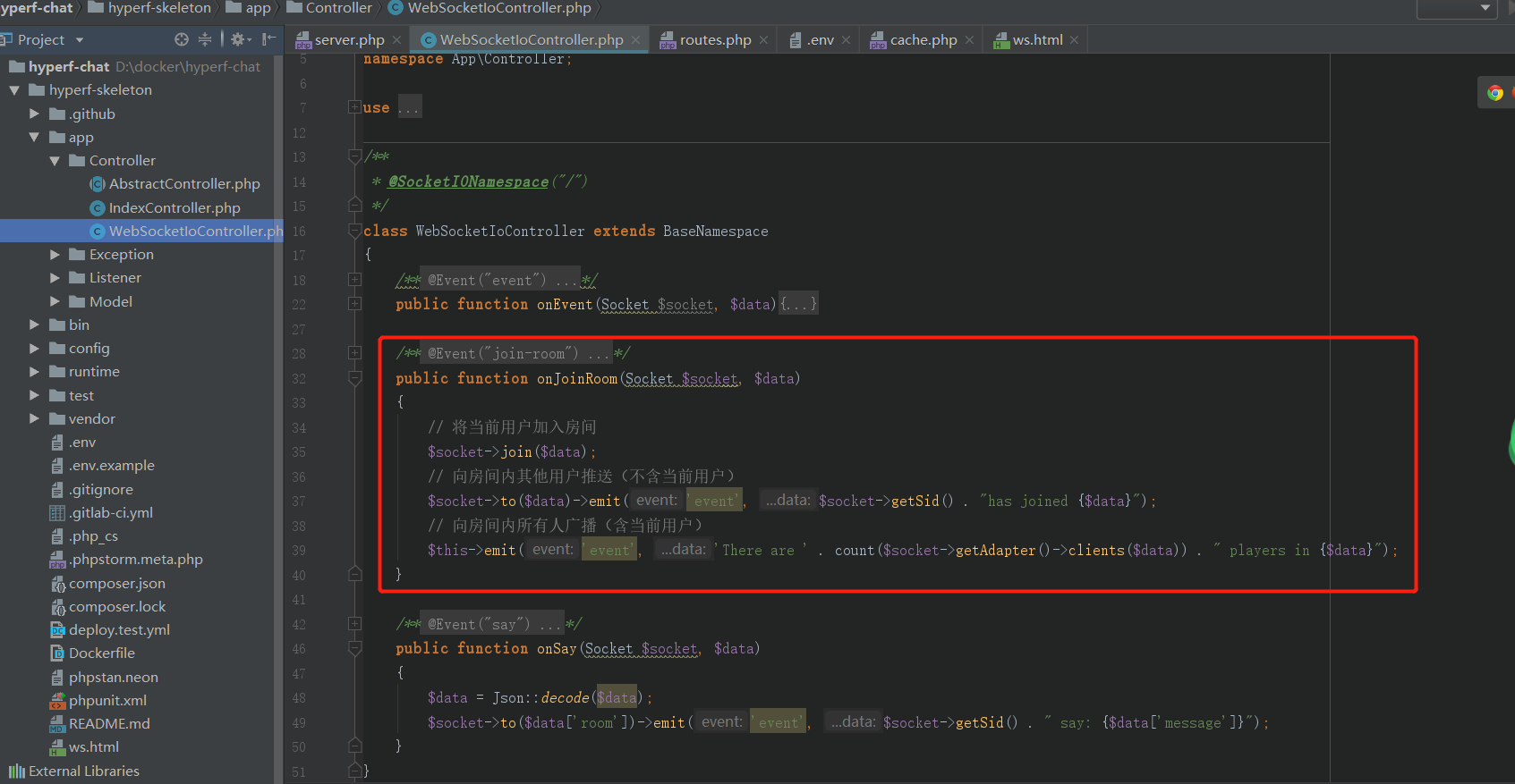 [BUG] 升级hyerf 版本号 socketio 不能单聊，群聊了 · Issue #2533 · hyperf/hyperf · GitHub