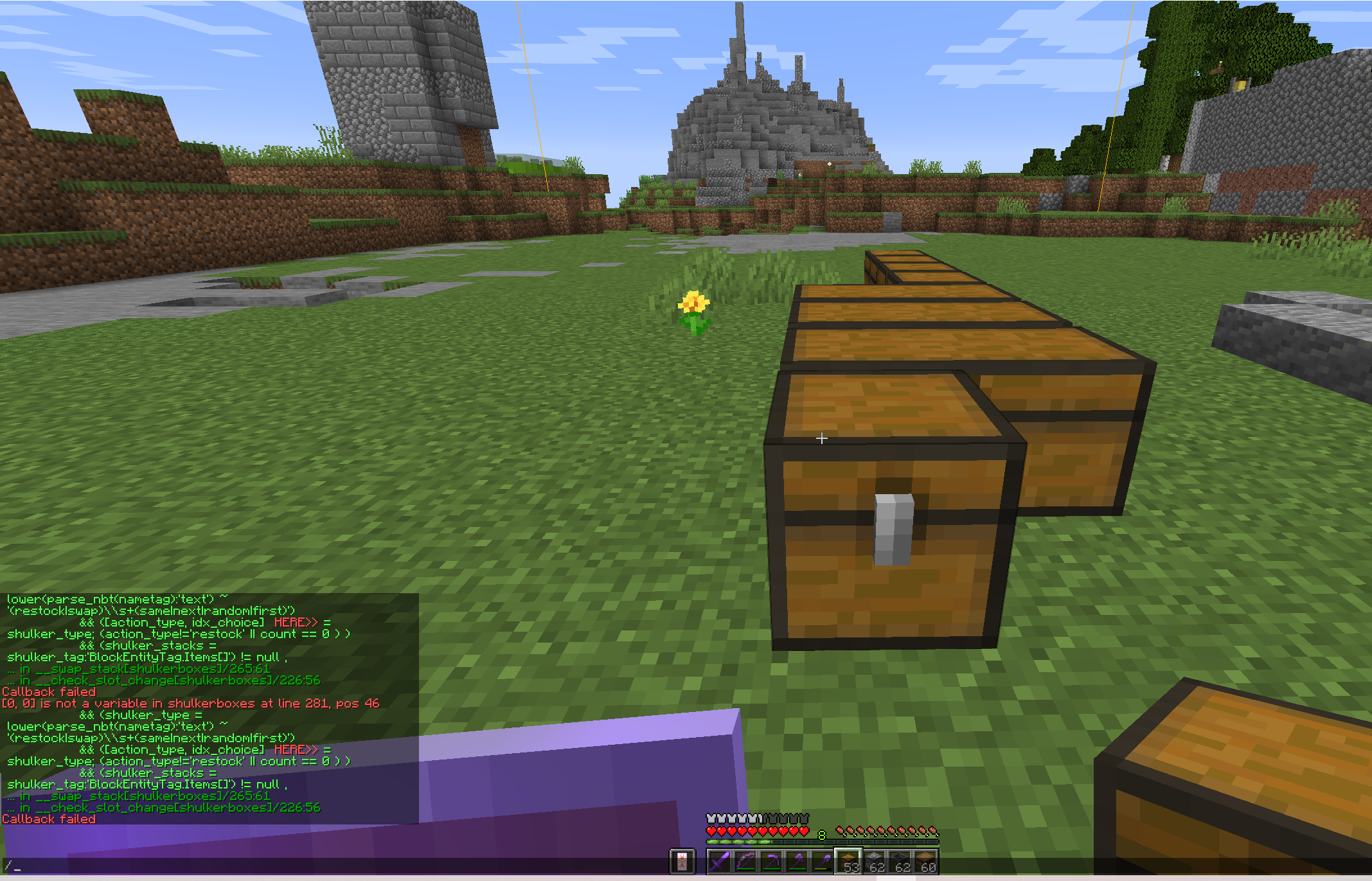 shulkerboxes.sc Error · Issue #143 · gnembon/scarpet · GitHub