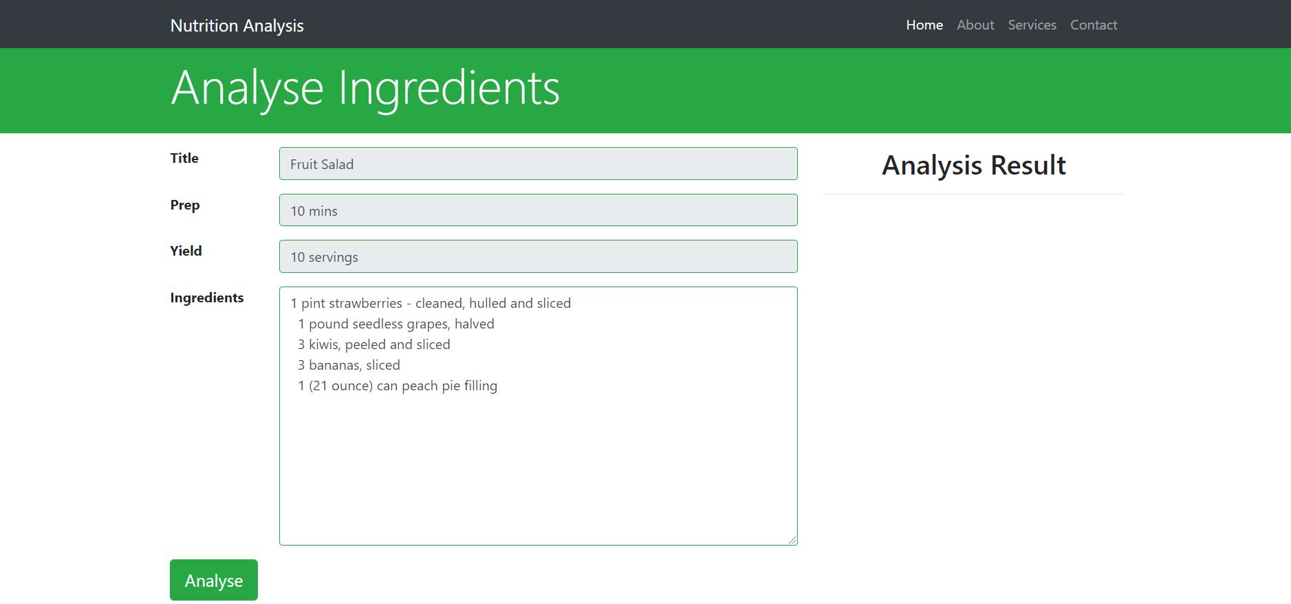 GitHub - vinaynaruka/nutrition-analysis-app