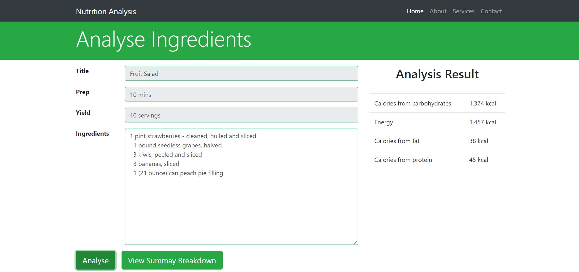 GitHub - vinaynaruka/nutrition-analysis-app