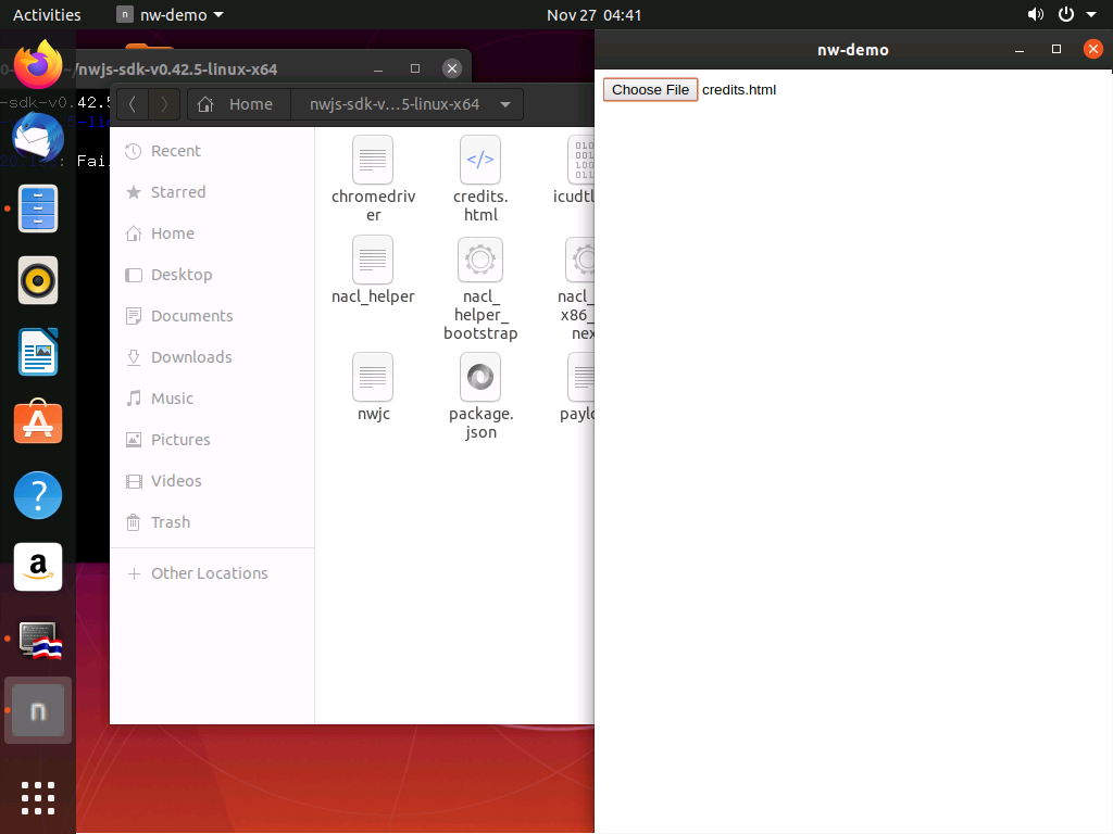 Input type="file" crashing on Ubuntu · Issue #7244 · nwjs/nw.js · GitHub