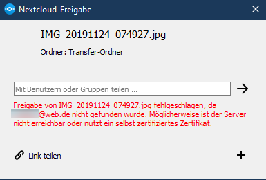 Direct mail to an external address · Issue #2529 · nextcloud/desktop ...
