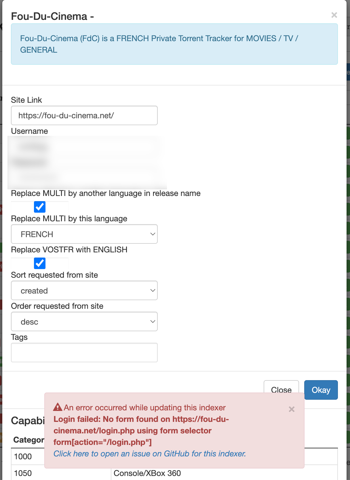 Fouducinema] Login Failed: No Form Found On Https://Fou-Du-Cinema.