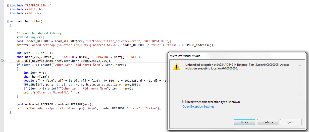 Include Refprop in C++ · Issue #170 · usnistgov/REFPROP-wrappers · GitHub