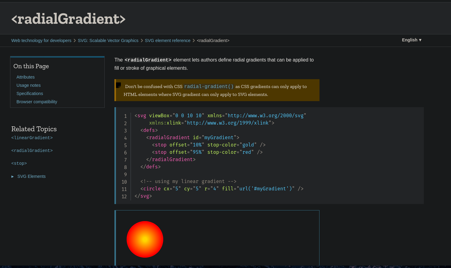 inconsistency in code example :: - SVG · Issue #3794 · mdn/sprints · GitHub