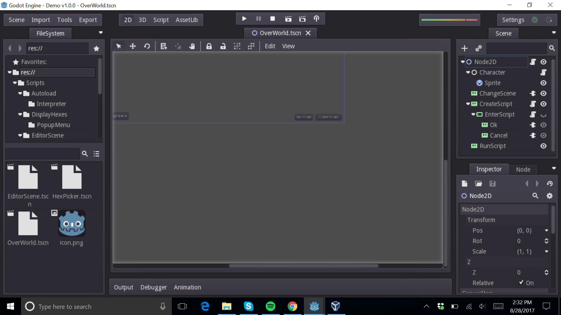 Linux export exported as DOS/Windows executable · Issue 10623